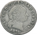 433D Reale da 5 soldi 1771 Scudo a cartoccio Torino Mistura di argento