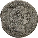 435D Reale da 5 soldi 1772 Scudo a cartoccio Torino Mistura di argento