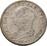 261D Scudo da 6 lire 1755 Scudo rotondo Torino Argento