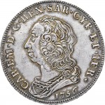 262D Scudo da 6 lire 1756 Scudo rotondo Torino Argento