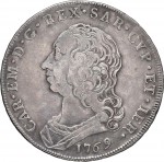 270D Scudo da 6 lire 1769 Scudo rotondo Torino Argento