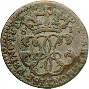 331R Soldo da 12 denari 1762 Cifre del sovrano Torino Mistura di argento