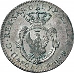 733R 7,6 soldi 1799 Scudo ovale a cartoccio 1° tipo Torino Mistura di argento
