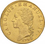 718D Doppia da 4 scudi 1798 Aquila spiegata Torino Oro