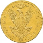 720R Doppia da 4 scudi 1799 Aquila spiegata Torino Oro
