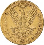 723R Mezza doppia da 2 scudi 1798 Aquila spiegata Torino Oro