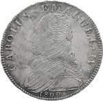 727D Mezzo scudo da 3 lire 1800 Scudo rotondo Torino Argento