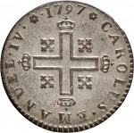 740D Soldo da 12 denari 1797 Cifre del sovrano Torino Mistura di argento