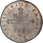 741D Soldo da 12 denari 1797 Cifre del sovrano Torino Mistura di argento