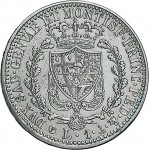 853R Lira 1826 Scudo svizzero Genova Argento