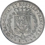 854R Lira 1826 Scudo svizzero Torino Argento