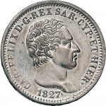 856D Lira 1827 Scudo svizzero Torino Argento