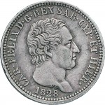 858D Lira 1828 Scudo svizzero Torino Argento