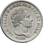 862D Lira 1830 Scudo svizzero Torino Argento