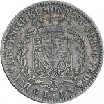 863R Lira 1830 Scudo svizzero Torino Argento