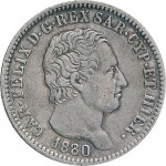 863D Lira 1830 Scudo svizzero Torino Argento