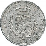 839R 2 lire 1825 Scudo svizzero Torino Argento