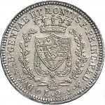 845R 2 lire 1830 Scudo svizzero Genova Argento