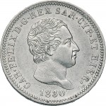 846D 2 lire 1830 Scudo svizzero Torino Argento