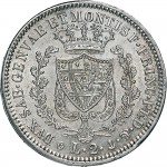 847R 2 lire 1831 Scudo svizzero Genova Argento