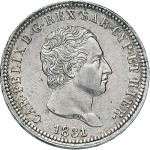 847D 2 lire 1831 Scudo svizzero Genova Argento