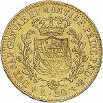 801R 20 lire 1822 Scudo svizzero Torino Oro