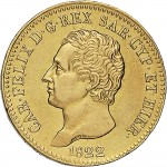801D 20 lire 1822 Scudo svizzero Torino Oro