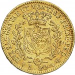 807R 20 lire 1826 Scudo svizzero Torino Oro