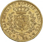 812R 20 lire 1828 Scudo svizzero Torino Oro