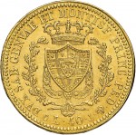 797R 40 lire 1825 Scudo svizzero Genova Oro