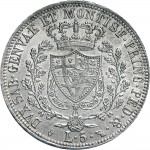 824R 5 lire 1825 Scudo svizzero Torino Argento