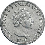 824D 5 lire 1825 Scudo svizzero Torino Argento