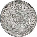 825R 5 lire 1826 Scudo svizzero Genova Argento