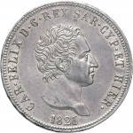 825D 5 lire 1826 Scudo svizzero Genova Argento