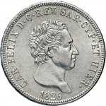 826D 5 lire 1826 Scudo svizzero Torino Argento