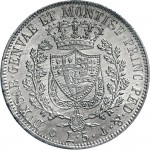 829R 5 lire 1828 Scudo svizzero Genova Argento