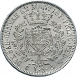 831R 5 lire 1829 Scudo svizzero Genova Argento