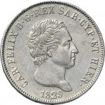 832D 5 lire 1829 Scudo svizzero Torino Argento