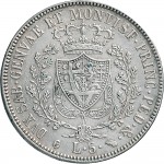 835R 5 lire 1830 Scudo svizzero Torino Argento