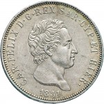 836D 5 lire 1831 Scudo svizzero Torino Argento