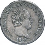 866D 50 centesimi 1826 Scudo svizzero Genova Argento