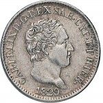 873D 50 centesimi 1829 Scudo svizzero Torino Argento