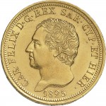 784D 80 lire 1825 Scudo svizzero Torino Oro