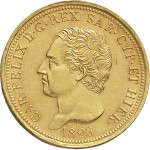 785D 80 lire 1826 Scudo svizzero Torino Oro