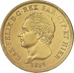794D 80 lire 1831 Scudo svizzero Torino Oro