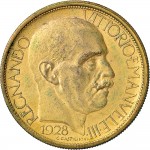 1688D Gettone da 2 lire 1928 Littore Johnson (Milano) Oro
