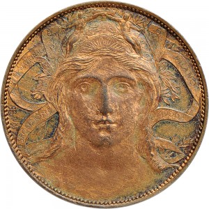 1680D Gettone da 20 centesimi 1906 Esposizione di Milano Johnson (Milano) Bronzo