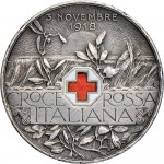 1686R Gettone della pace vittoriosa 1918 Vittoria Johnson (Milano) Argento