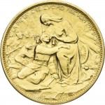 1759D Gettone di guerra 1915 Croce Rossa Johnson (Milano) Oro