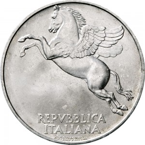 1871D 10 lire 1947 Ramo di ulivo Roma Alluminio